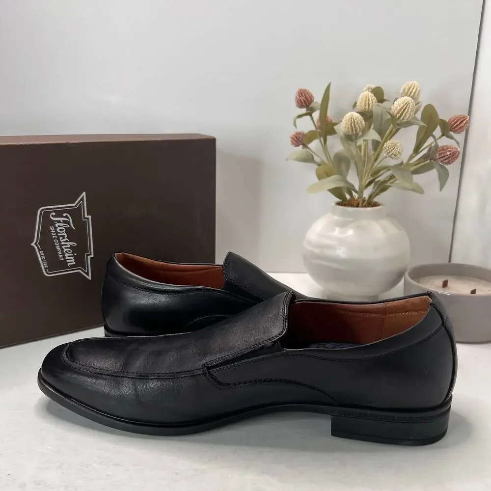 Florsheim Zaffiro Venetn Moc Toe Venetian Loafer Black 15207 Men's 14M Tried On